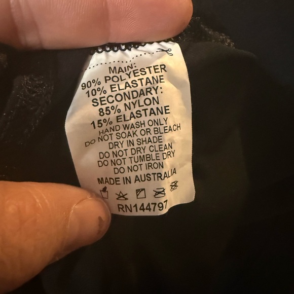 Blackmilk long sleeve black sparkly bodysuit - Picture 7 of 7